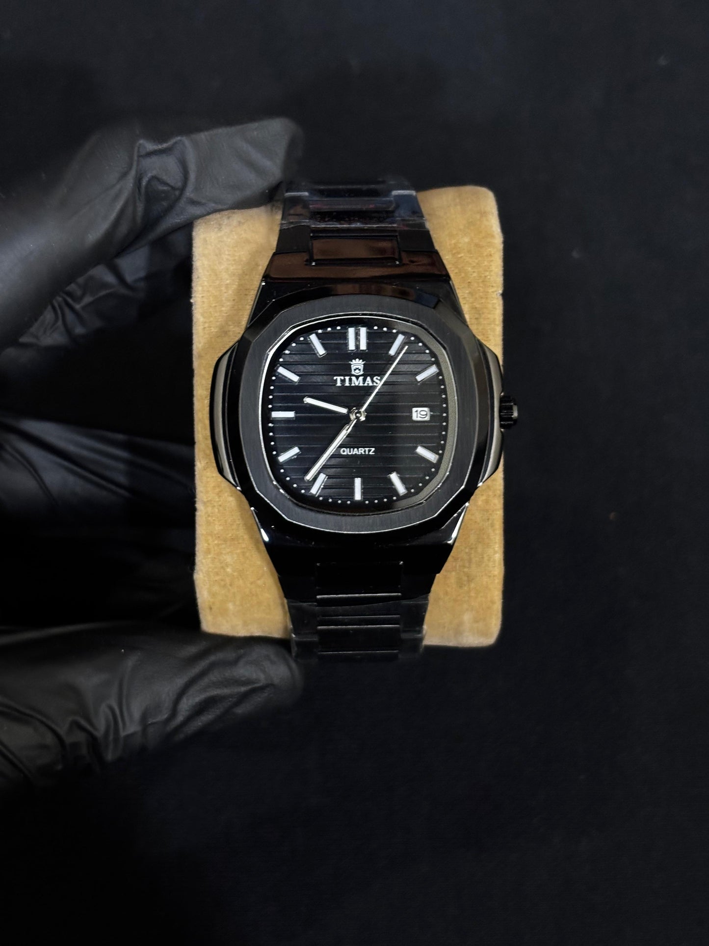 Timas Quartz Men’s Watch – Stainless Steel