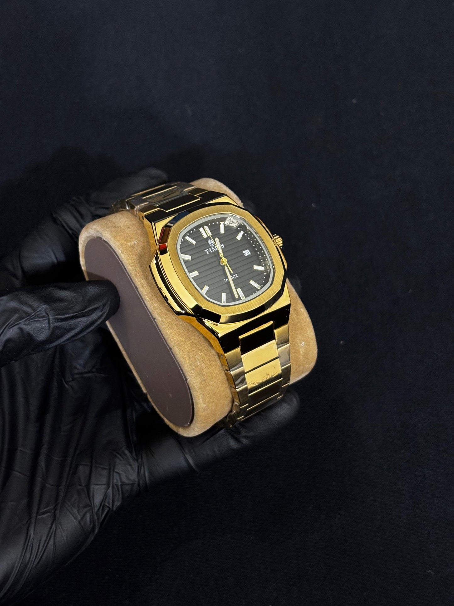 Timas Quartz Men’s Watch – Stainless Steel