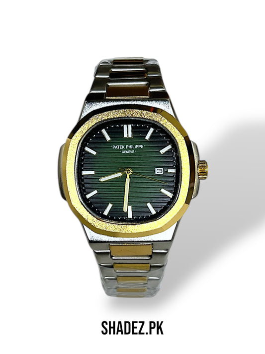 Patek Philippe Nautilus Green Dial Stainless Steel Men’s Watch