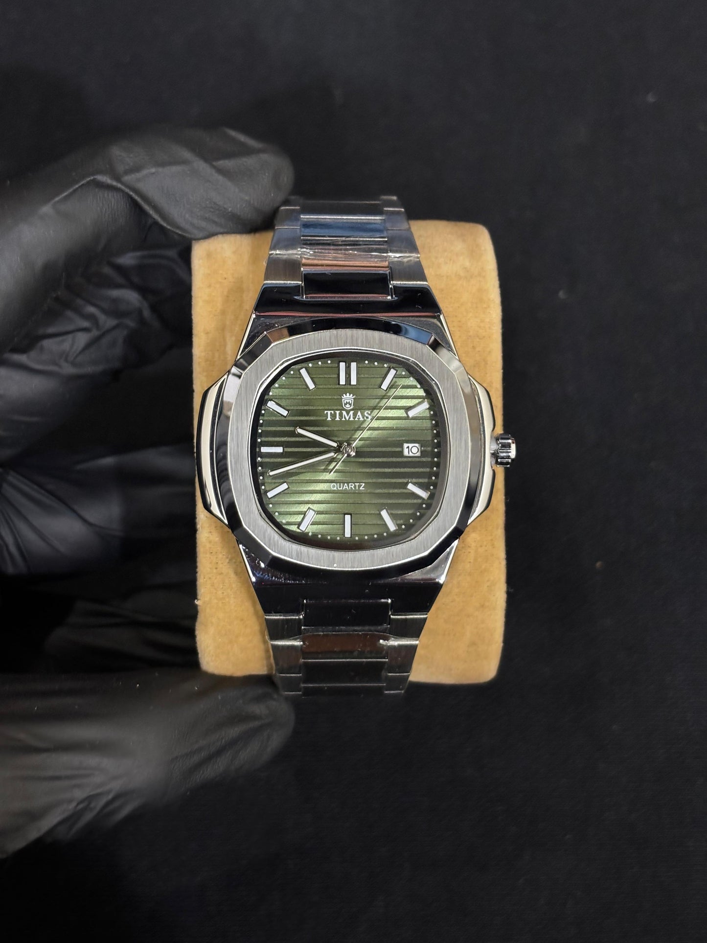 Timas Quartz Men’s Watch – Stainless Steel