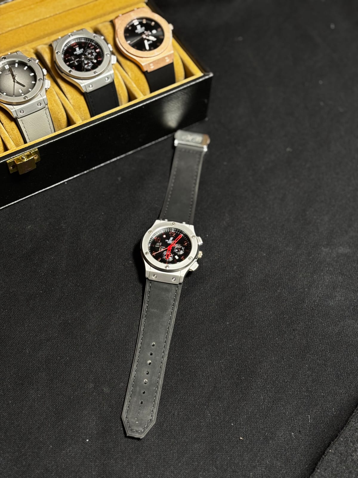 Hublot Classic Fusion Strap Watch - Red Numeric