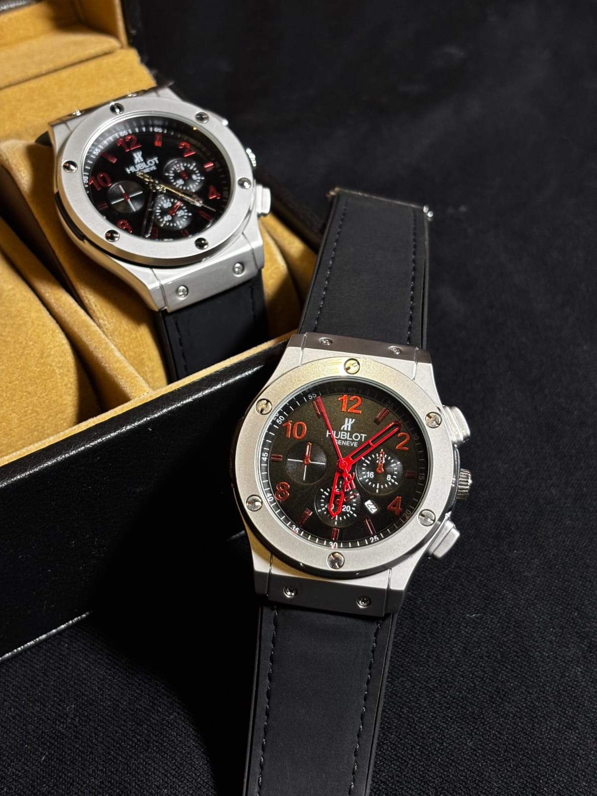 Hublot Classic Fusion Strap Watch - Red Numeric