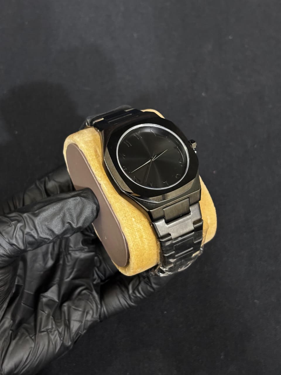 Black Arabic Stainless Steel Men’s Watch