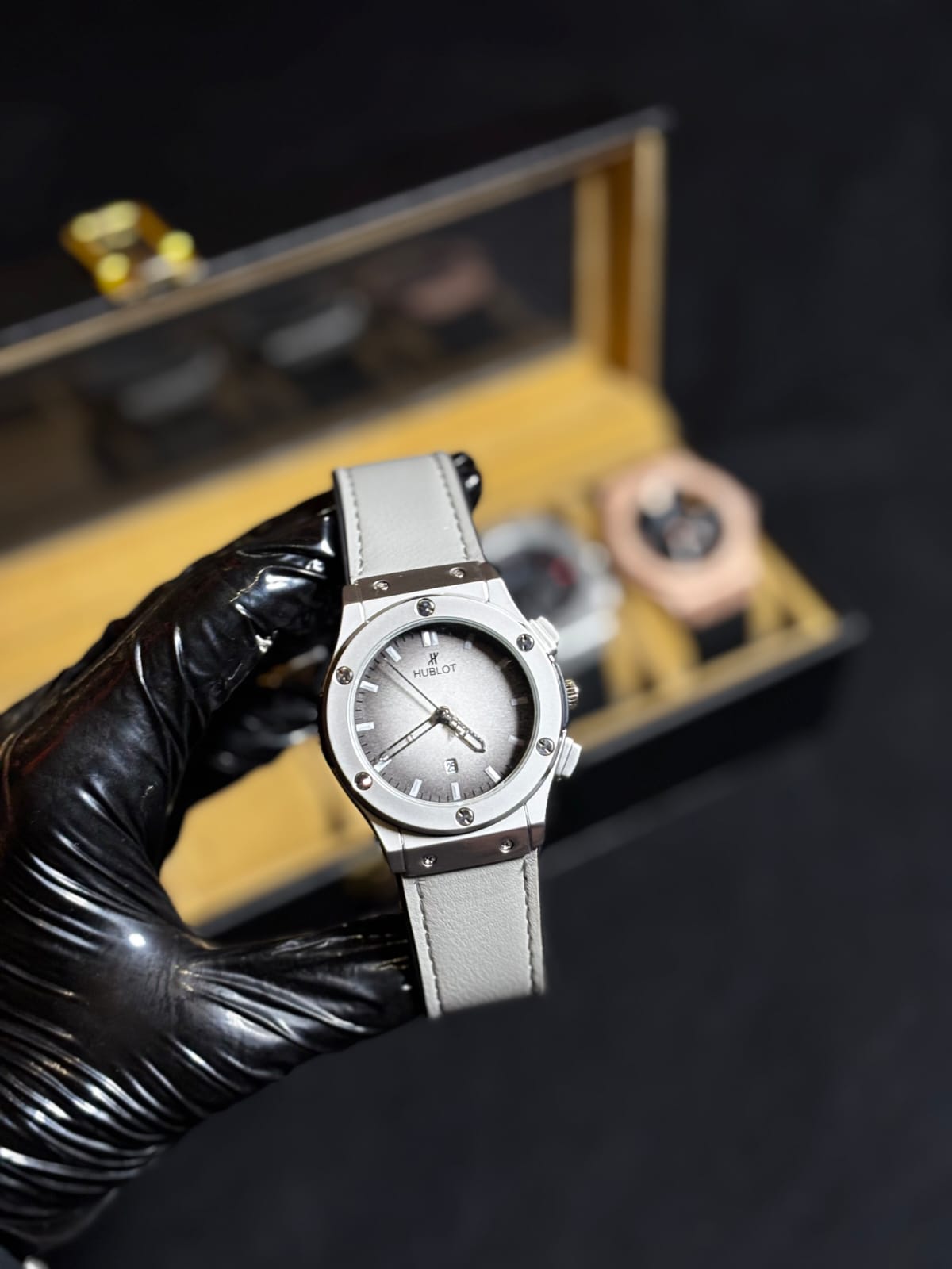 Hublot Classic Fusion Men’s Watch - Grey Strap