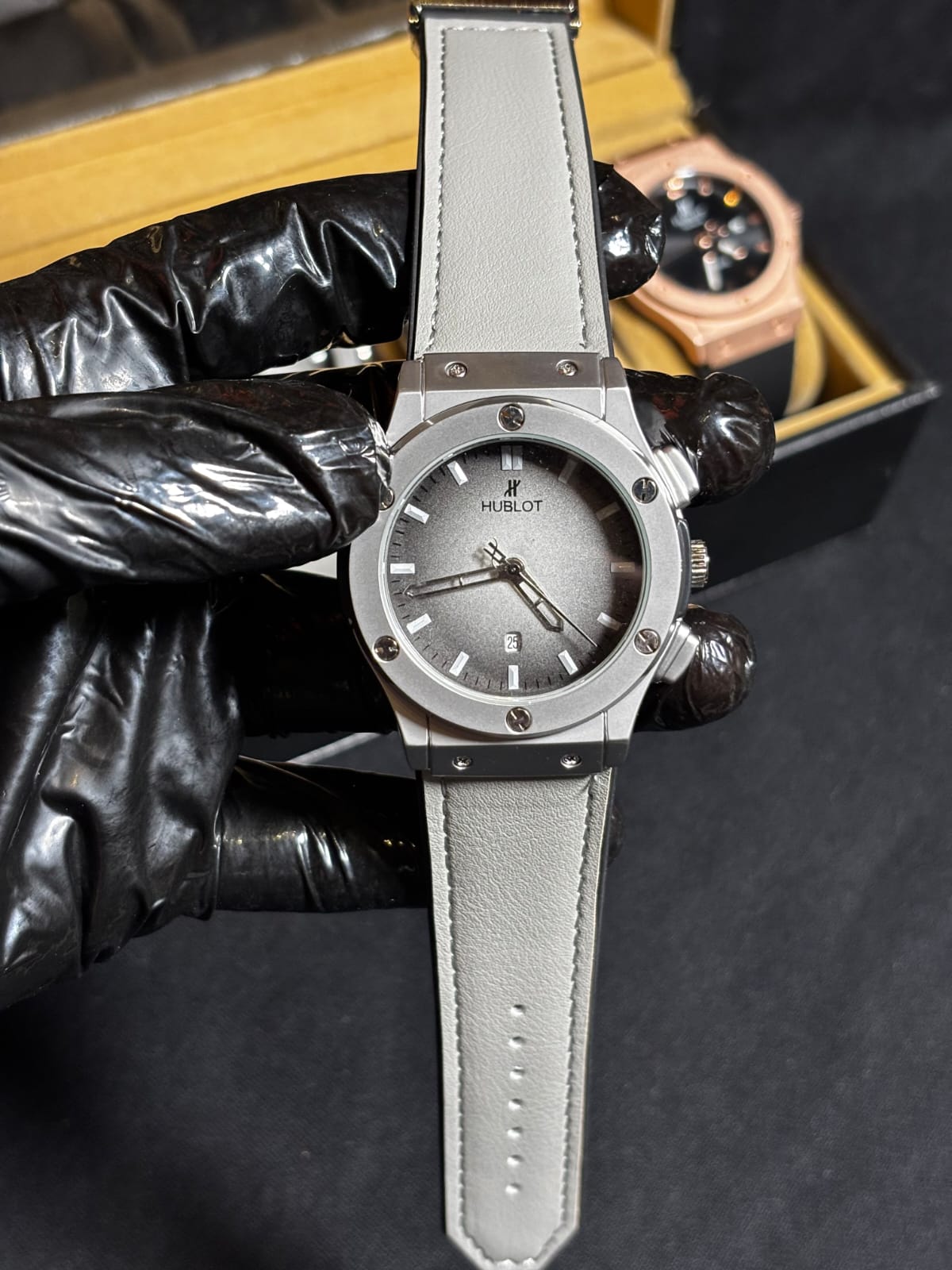 Hublot Classic Fusion Men’s Watch - Grey Strap